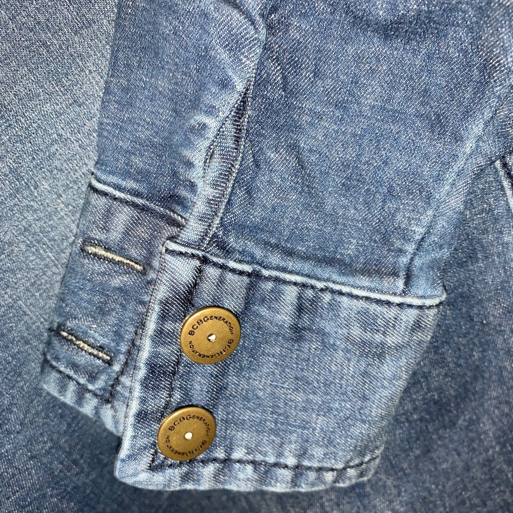 Bcbgeneration Denim Button Down Nwots - image 7